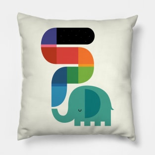 Rainbow Painter Pillow