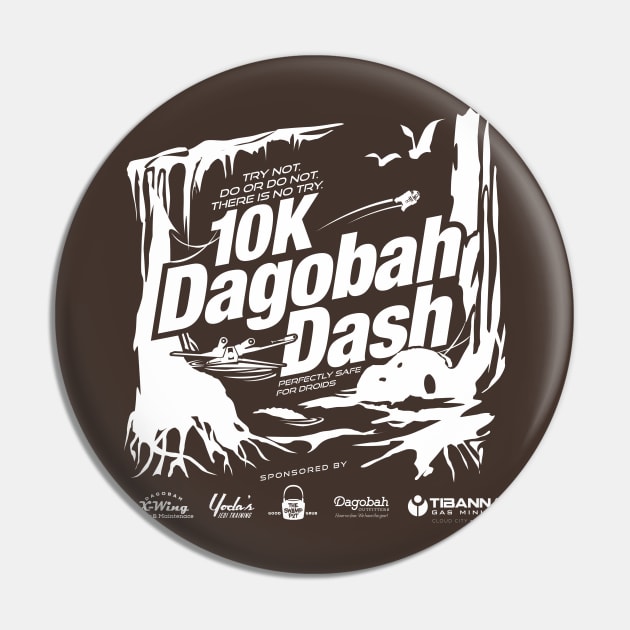 10K Dagobah Dash Pin by MindsparkCreative