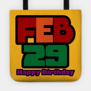 February 29 Birthday Tote