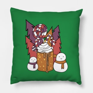 Tis The Season Colorful Design Pillow