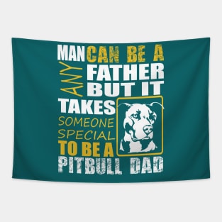 Awesome Pitbull Dad Tapestry