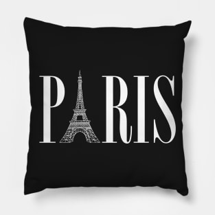 Paris, France Eiffel Tower Pillow