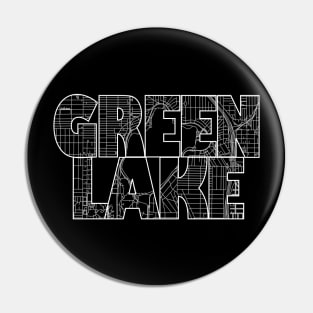 Green Lake Street Map Pin