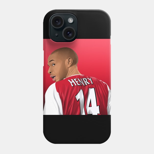 Thierry Henry Phone Case by Arissetyo