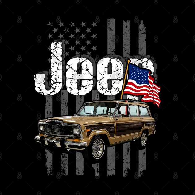 Jeep Wagoneer SJ series Jeepcar JEEP Flag by alex77alves