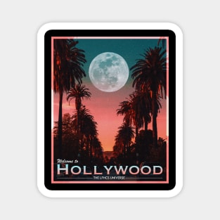 POSTCARD: HOLLYWOOD Magnet