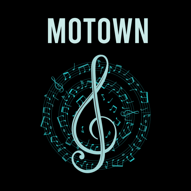 Music Note Circle Motown by Hanh Tay
