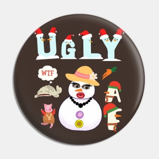 Ugly Christmas Sweater Pin