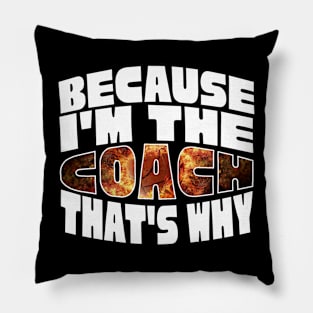 Funny Basketball Coach Dad Pillow