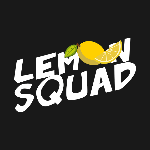 Lemon Squad Citrus Design for Fresh Fruit Fans by c1337s