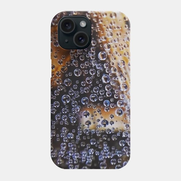 dew drops web in ithe morning Phone Case by hypocrite human