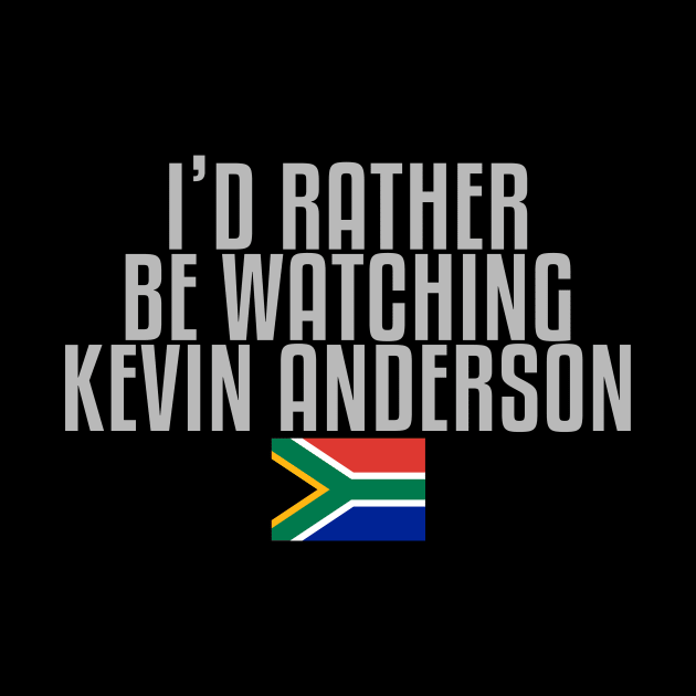 I'd rather be watching Kevin Anderson by mapreduce