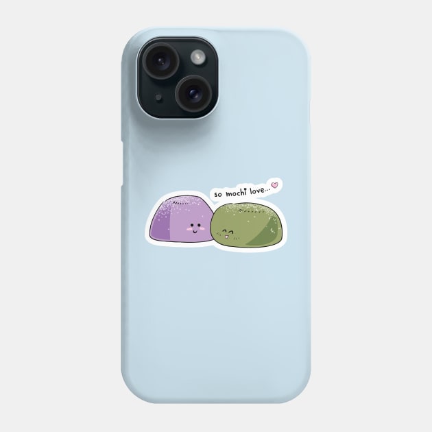 So Mochi Love Phone Case by LittleBearArt