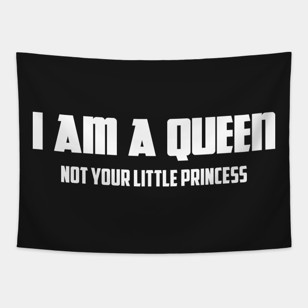 I am a Queen Not Your Little Princess | African American Tapestry by UrbanLifeApparel