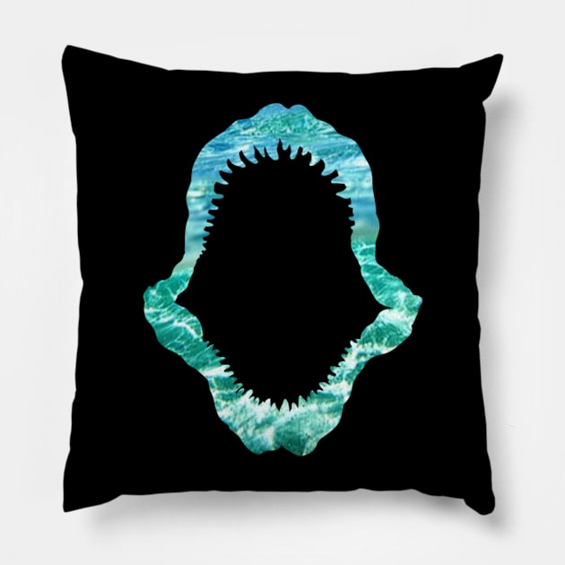 SHARK BITE Pillow by Cult Classics