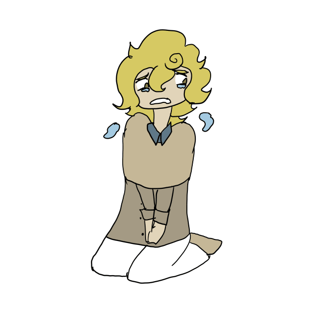 Kazuaki Nanaki Kazuaki-kun Crying Hatoful Boyfriend Chibi Sticker, Pin, + Others by nhitori