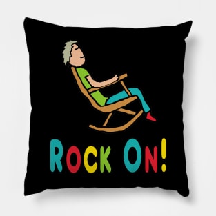 Retired Rocking Chair Pillow