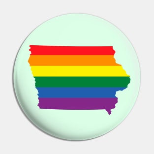 Iowa state LGBT Pride Pin