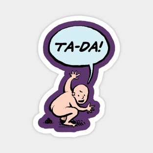 Baby "Ta Da!" Magnet