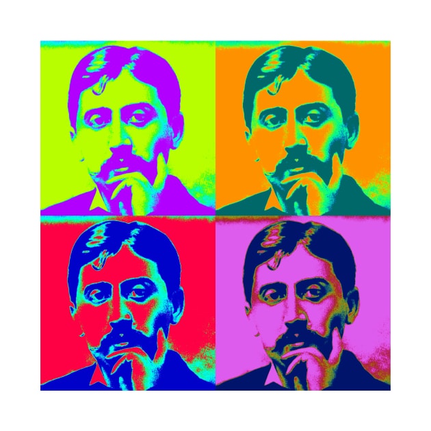 Pop Art - Marcel Proust by Naves