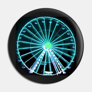 Neon ferris wheel no. 3 Pin