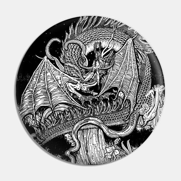 Spectacular Dragon Pin by UndiscoveredWonders