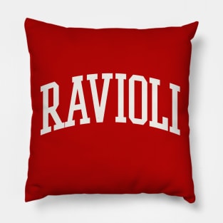 Ravioli College Type Italian Food Ravioli Lover Pillow