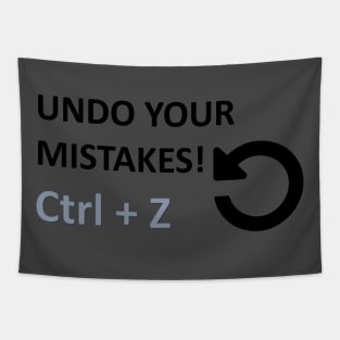 Ctrl-Z T-Shirt Tapestry