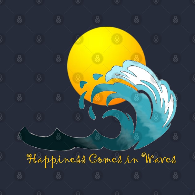 Happiness comes in waves by magicmirror