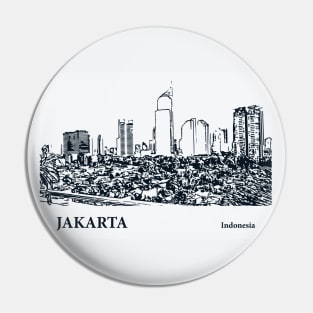 Jakarta - Indonesia Pin