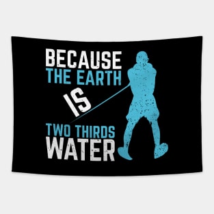 Water Ski Skiing Waterski Gift Tapestry