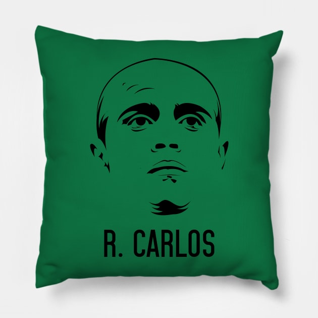 R. Carlos Brasil Pillow by InspireSoccer