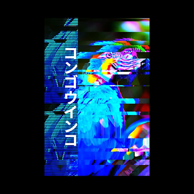 Macaw Glitch Art by GLITCH.HUB