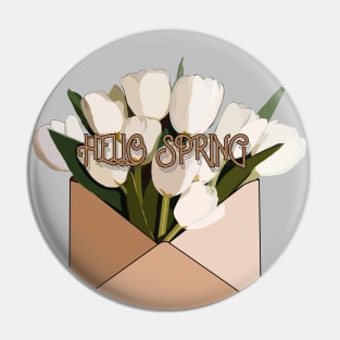 HELLO SPRING Pin