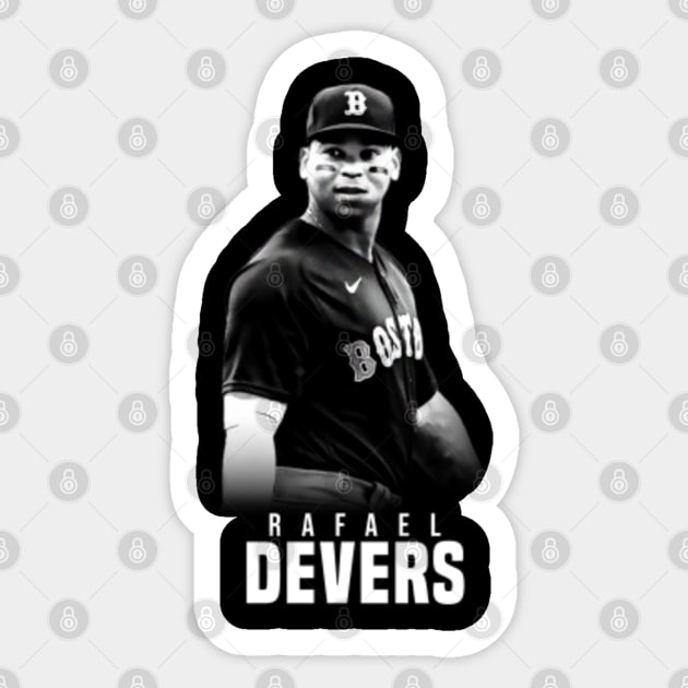 Rafael Devers Sticker for Sale by positiveimages