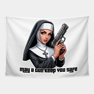 Gun Bless You Tapestry