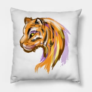 Neon Tiger Pillow