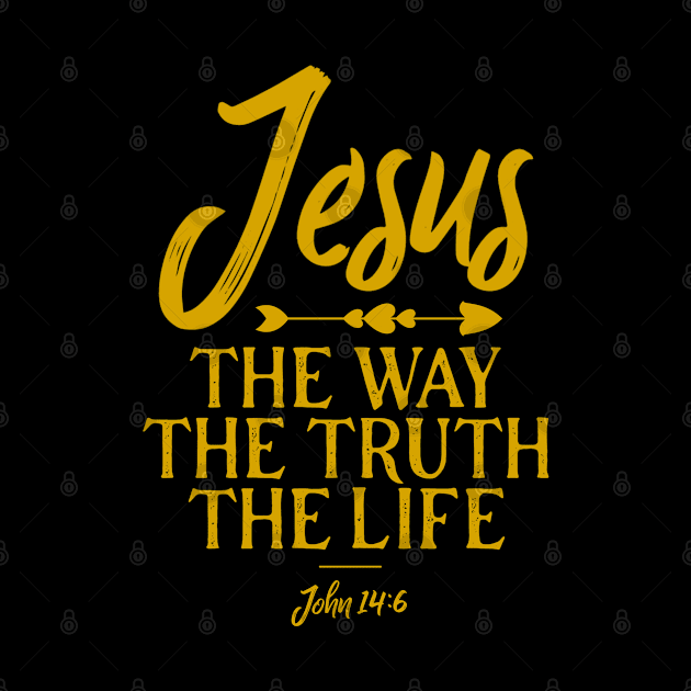 John 14 6 Jesus The Way Truth And Life by GraceFieldPrints