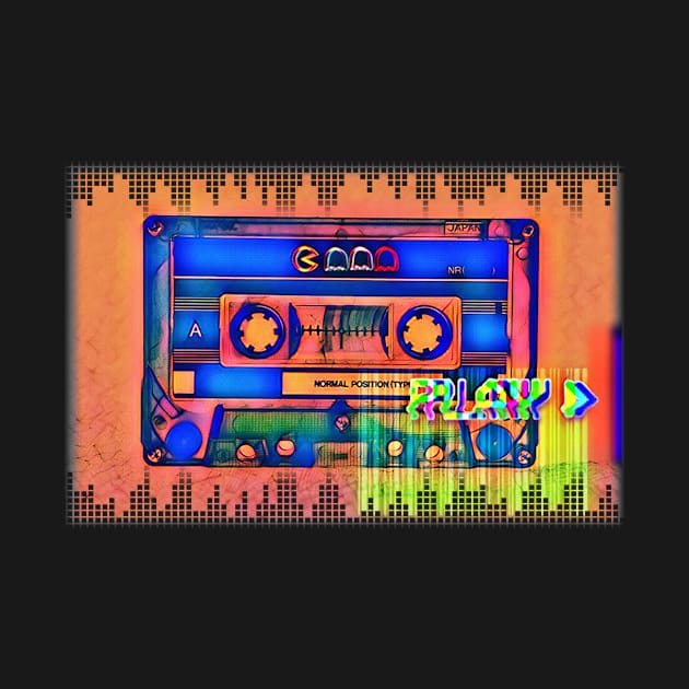 Press PLAY & let the music move you. Its your time to SHINE, get out there & dance retro cassette art by originalsusie