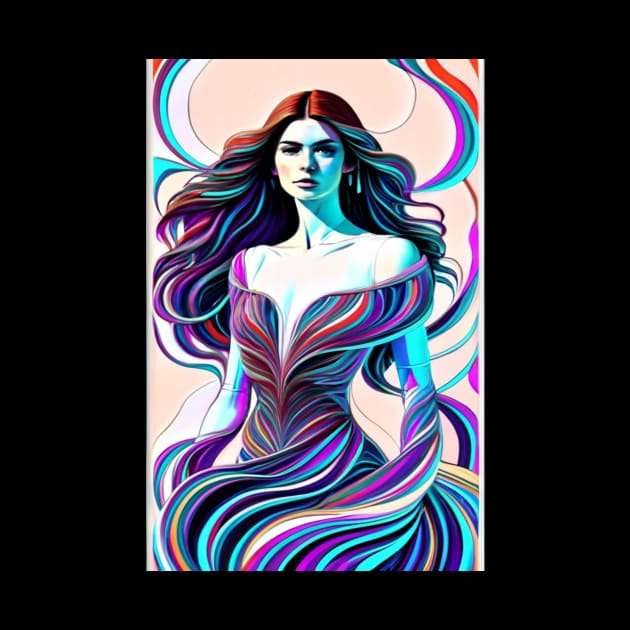 Abstract Fashion Style Female Model Art by joolsd1@gmail.com