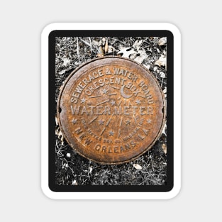 Cast iron street art Magnet