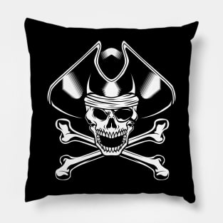 Pirate flag with skull and bones - Jolly Roger Pillow