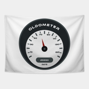 70th birthday oldometer Tapestry