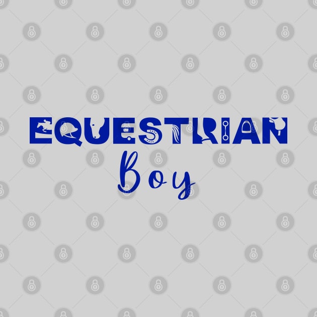 Equestrian Boy (Blue) by illucalliart