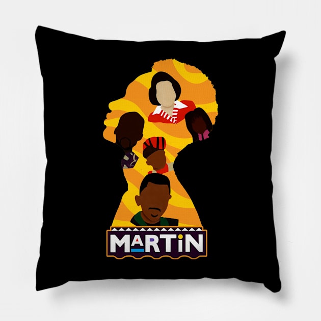 Martin Comedy MLK Show Pillow by jan jeiju