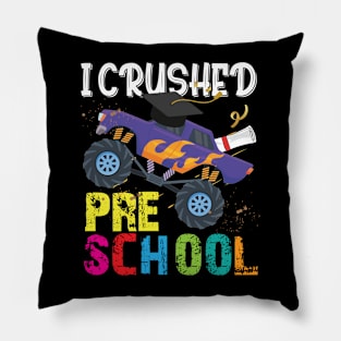 I Crushed Pre-School Monster Truck Pillow