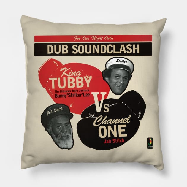 King Tubby Vs Chanel One jah Stitch Pillow by ulrichallen