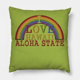 Aloha State Hawaii Pillow