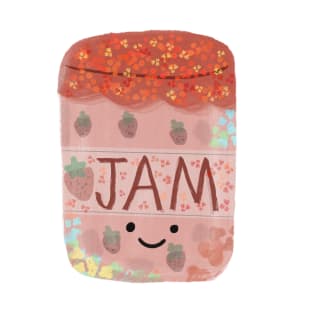 Cute strawberry floral jam T-Shirt