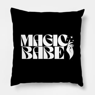 Magic Babe white Pillow